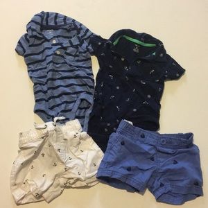 Last call! Carters Nautical boys bundle 12 mo